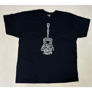 Woody Stock Benefit Concert 2014 Graphic T-shirt Men XXL Black Music